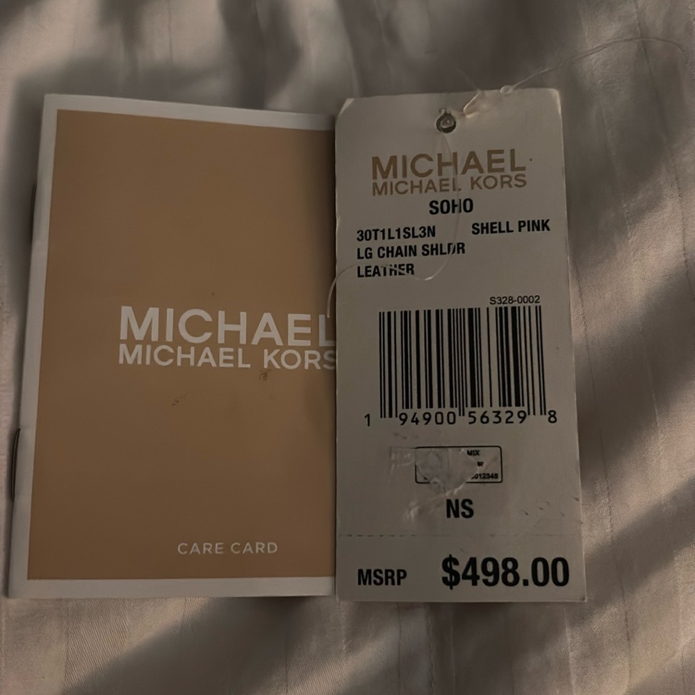 Online exclusive Michael Kors leather purse! Used once, brand new!! - Picture 2 of 11